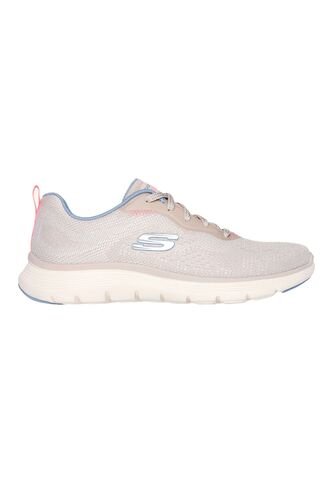 Tenis Skechers Mujer  Flex Appeal 5.0  - Biege - Blanco Skechers