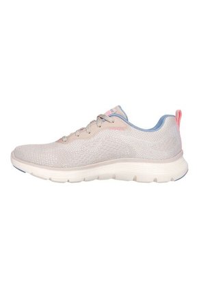 Tenis Skechers Mujer Flex Appeal 5.0 - Biege - Blanco