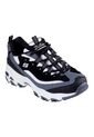 Tenis Skechers Mujer  D´lites Popular Vote - Negro - Blanco de Skechers