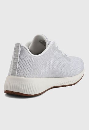 Tenis Training Gris-Plateado-Blanco Skechers
