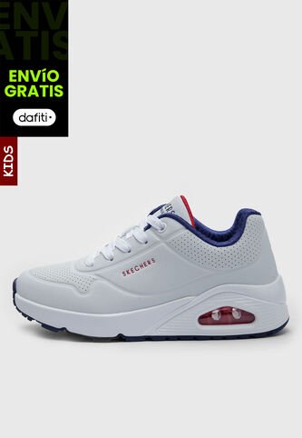 Tenis Skechers Street Uno - Stand on Air Blanco Skechers
