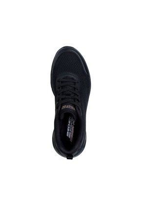 Tenis Skechers Mujer  Bobs Arc Waves 2.0  - Negro - Negro