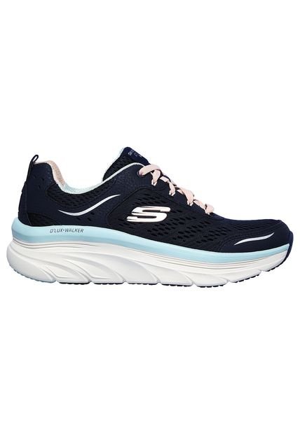 Tenis Skechers D'lux Walker Infinite Motion Color Azul Marino Para Mujer