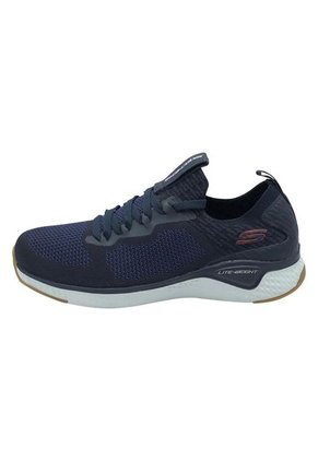 Tenis Lifestyle Skechers Solar Fuse Valedge - Azul-Blanco