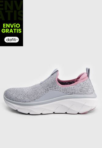 Tenis Skechers Relaxed Fit: D'Lux Walker 2.0 Gris Skechers
