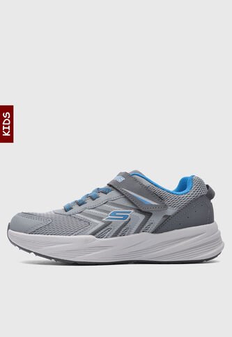 Tenis Lifestyle SKECHERS Boys Microspec Tread Gris Skechers