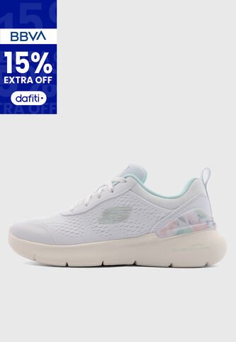 Tenis SKECHERS Engineered Mesh Lace Up Lila Claro Skechers