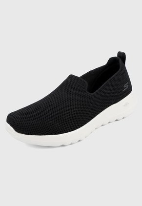 Tenis Running Negro-Blanco Skechers GOwalk Arch Fit - Grateful
