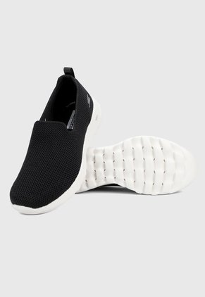 Tenis Running Negro-Blanco Skechers GOwalk Arch Fit - Grateful