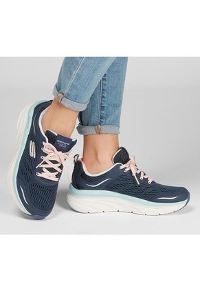 Tenis Skechers D'lux Walker Infinite Motion Color Azul Marino Para Mujer