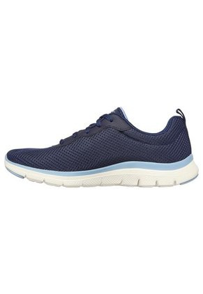 Tenis Skechers Flex Appeal 4.0 - Brilliant View Color Azul - Blanco Para Mujer