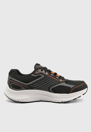 Tenis Running Negro-Naranja-Gris Skechers GO Run Consistent 2.0