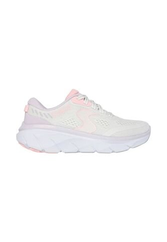 Tenis Skechers Para Mujer D´Lux Walker 2.0 Active Pace Color Blanco Y Rosa Skechers