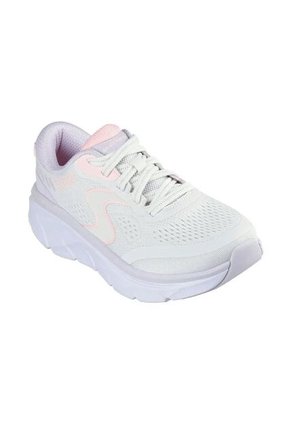 Tenis Skechers Para Mujer D´Lux Walker 2.0 Active Pace Color Blanco Y Rosa