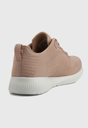 Tenis Training Nude-Blanco Skechers Lace Up