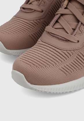 Tenis Training Nude-Blanco Skechers Lace Up