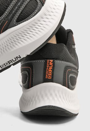 Tenis Running Negro-Naranja-Gris Skechers GO Run Consistent 2.0