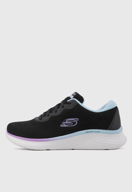 Tenis Training Negro-Azul Claro-Violeta SKECHERS Skech Lite Pro