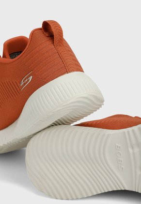 Tenis Training Naranja-Blanco Skechers Tough Talk