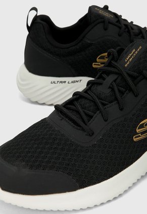 Tenis Training Negro-Blanco Skechers Bounder Voltis
