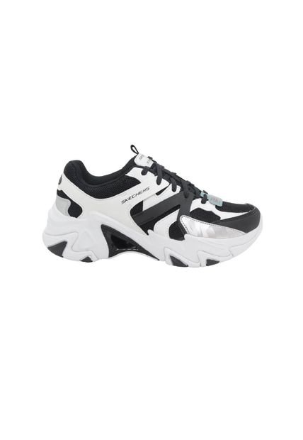 Tenis Skechers Mujer Stamina V3 Negro - Blanco