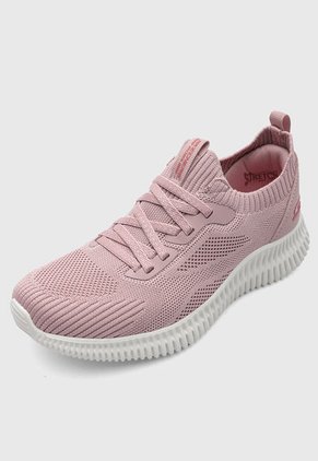 Tenis SKECHERS Bobs Geo Lite Rosa