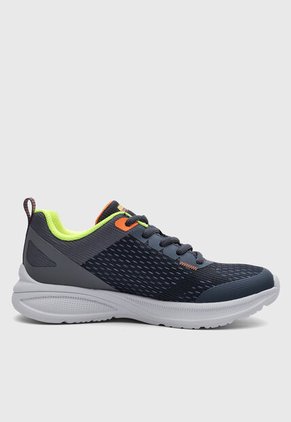 Tenis Lifestyle SKECHERS Microspec Max Advance Azul