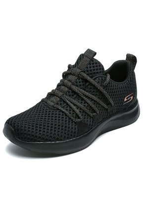 Tenis Training Negro-Dorado Skechers