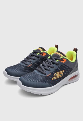 Tenis Lifestyle SKECHERS Microspec Max Advance Azul