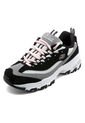 Tenis Lifestyle Blanco-Negro Skechers D'lites de Skechers