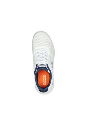 Tenis Skechers Hombre Gowalk Flex Remark Goga Mat Blanco
