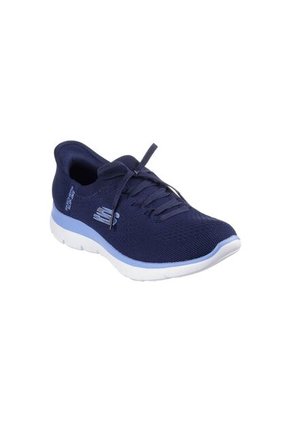 Tenis Skechers Mujer Summits-Newdaily Slip-ins Azul