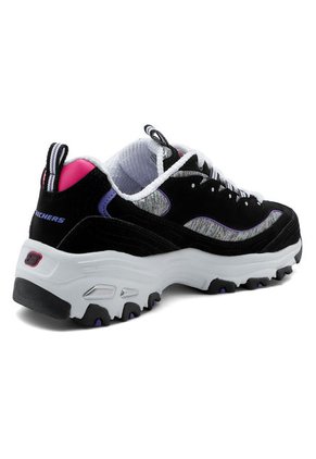 Tenis Lifestyle Negro-Gris-Blanco Skechers D"Lites-Sparklingrain