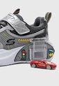 Tenis Lifestyle SKECHERS Garage Plateado de Skechers