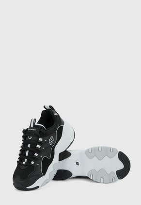 Tenis Lifestyle Negro-Blanco Skechers D'Lites 3