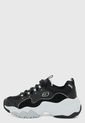 Tenis Lifestyle Negro-Blanco Skechers D'Lites 3 de Skechers