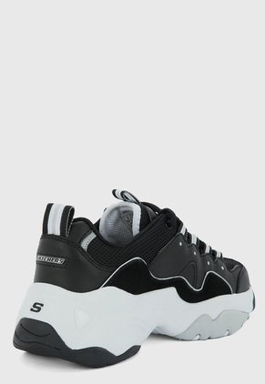 Tenis Lifestyle Negro-Blanco Skechers D'Lites 3