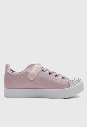 Tenis Lifestyle SKECHERS Heart Steps Shimmer Sweetie Rosa
