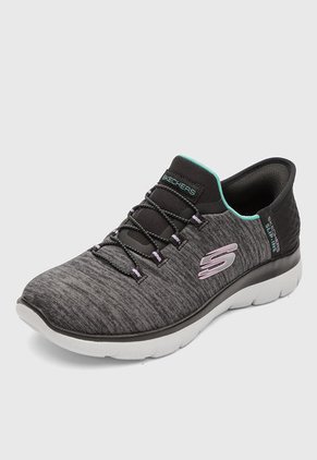 Tenis SKECHERS Summits - Dazzling Haze Negro