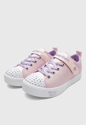 Tenis Lifestyle SKECHERS Heart Steps Shimmer Sweetie Rosa