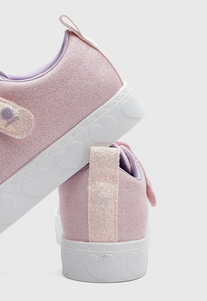 Tenis Lifestyle SKECHERS Heart Steps Shimmer Sweetie Rosa