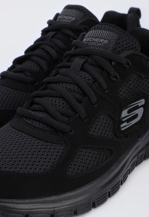 Tenis Training Negro Skechers Burns
