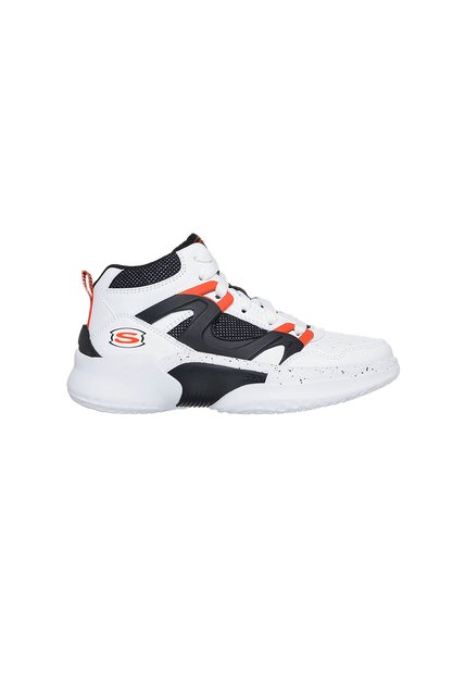 Tenis Kids Skechers SKX Court Hype Street Hooper - Blanco
