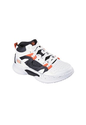 Tenis Kids Skechers SKX Court Hype Street Hooper - Blanco
