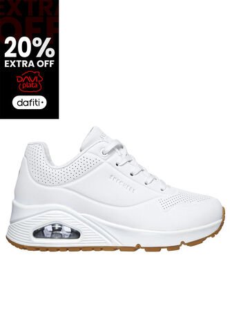 TENIS SKECHERS MUJER 73690WHT UNO Talla 34 Skechers
