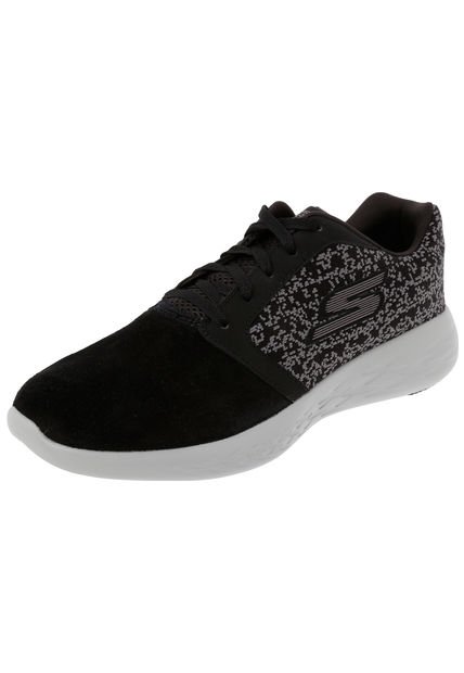 Tenis Lifestyle Negro-Blanco-Gris Skechers