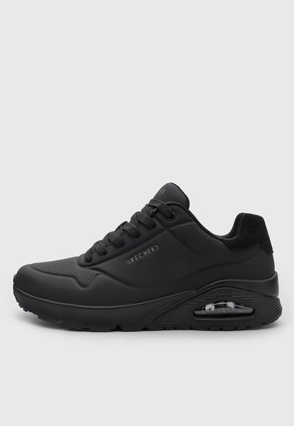 Tenis Lifestyle Skechers Uno - Suited On Air Negro