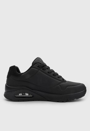 Tenis Lifestyle Skechers Uno - Suited On Air Negro