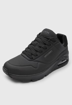 Tenis Lifestyle Skechers Uno - Suited On Air Negro