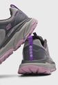 Tenis de Senderismo Gris-Lila Skechers Relaxed Fit: D'Lux Journey - Marigold de Skechers
